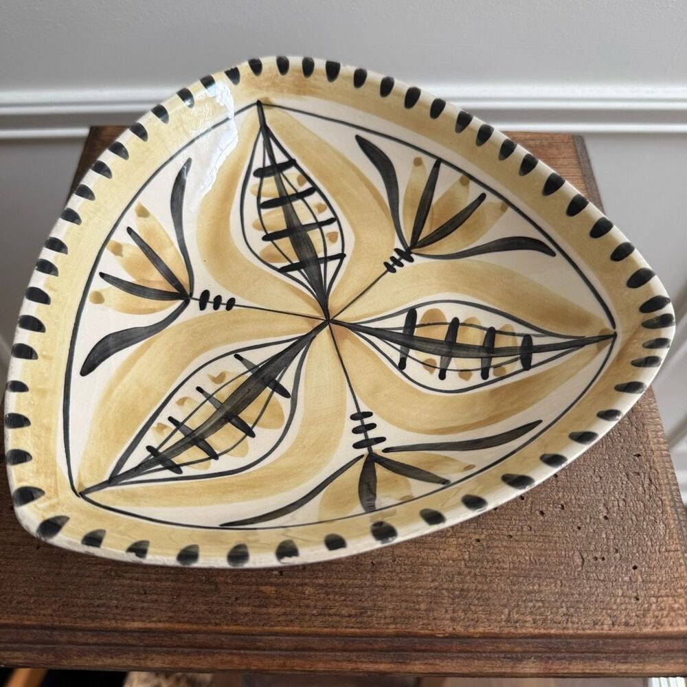 Vintage MCM Riviera Keramik Sweden Handmade Dish 60s 70s Mid Century Pottery Col